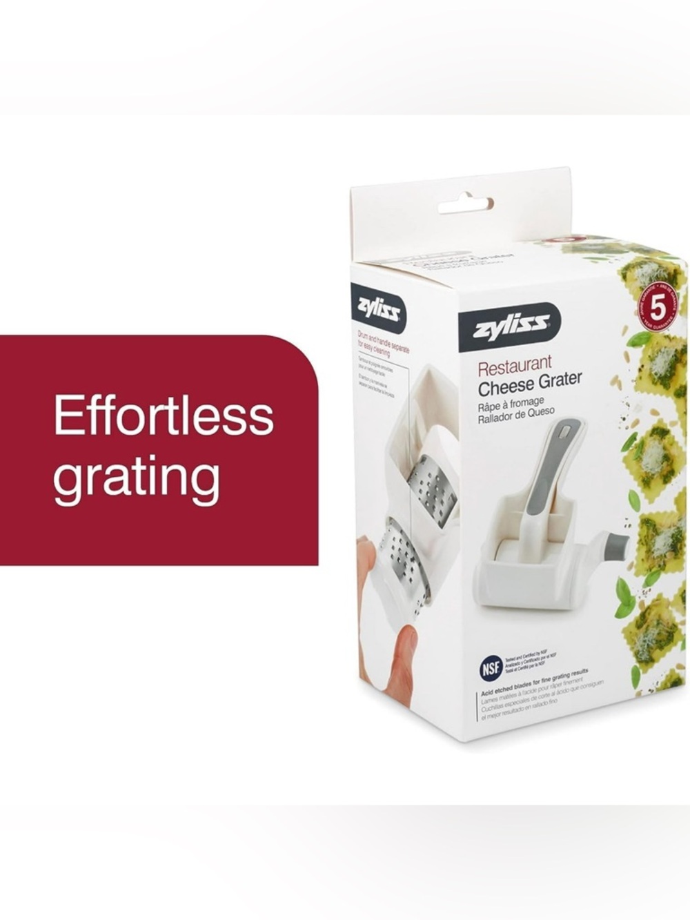 Zyliss Classic Cheese Grater - Picture 4 of 4